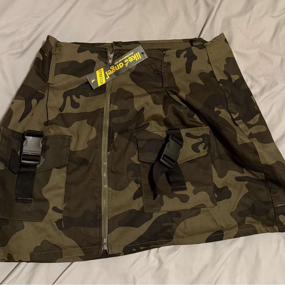 Camouflage Mini Skirt